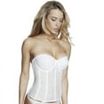 thumbnail image 3 of Rosemarie Embroidered Lace Strapless Longline Bridal Bra, 3 of 7