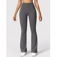 thumbnail image 4 of Scrunch Flare Leggings Daze V Back Butt Lifting Wide Leg High Waist 31.5" Gym Workout Yoga Pants, 4 of 6