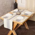 thumbnail image 6 of REDEARTH Table Runner-Ribbed Table Runner Woven Table Linen for Square, Round, Rectangle Dining Table, Coffee Table, Console, Dresser; 100% Cotton 14x72; Dark Gray, 6 of 6