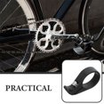 thumbnail image 2 of 2 protectores de cadena de bicicleta plegables, anticaídas, de plástico negro, para estabilizar la cadena., 2 of 6