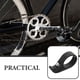 thumbnail image 2 of 2 protectores de cadena de bicicleta plegables, anticaídas, de plástico negro, para estabilizar la cadena., 2 of 6
