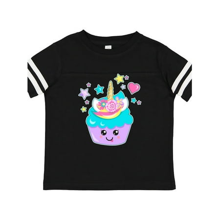 

Inktastic Unicorn Cupcake with Flowers Gift Toddler Boy or Toddler Girl T-Shirt