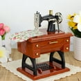 thumbnail image 4 of Vintage Sewing Music Box Musical Toy Sewing Machine Music Sartorius Model Play Creative Gift, 4 of 8