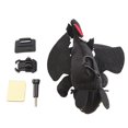 thumbnail image 1 of How to Train Your Dragon Toothless Little Flying Dragon Doll Decoration Motorcycle Helmet Quick Rel, 1 of 5