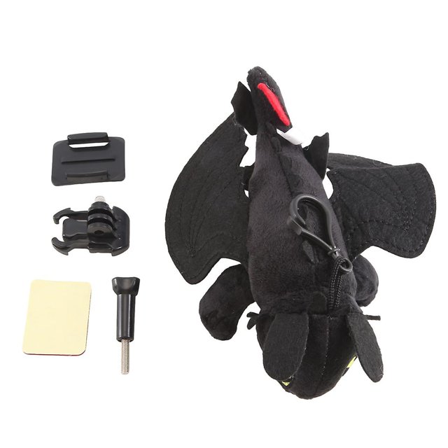 How to Train Your Dragon Toothless Little Flying Dragon Doll Decoration Motorcycle Helmet Quick Rel