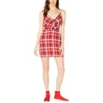 thumbnail image 1 of Project 28 Womens Twist-front Sheath Dress, Red, Large, 1 of 2