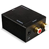 - Teorder Digital to Analog Audio Converter Optical Coaxial SPDIF Toslink to Analog Audio L_R RCA Adapter to 3.5mm