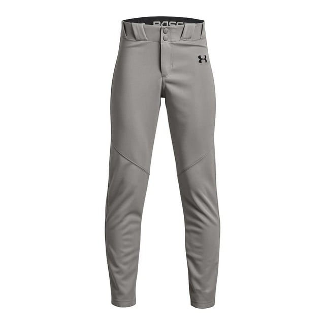 Pantalón de béisbol Under Armour Utility Baseball para niños, gris/negro