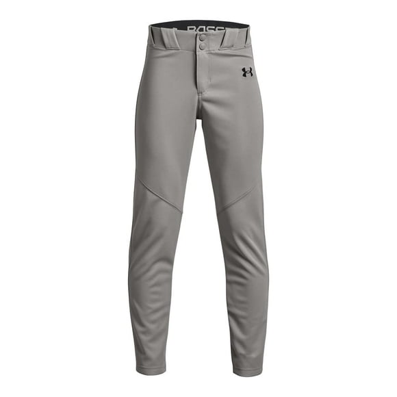 Pantalón de béisbol Under Armour Utility Baseball para niños, gris/negro