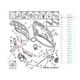 thumbnail image 3 of Left Right Hood Hinge, Easy To Install Metal Bonnet Hood Hinge Rugged Durable 791332  for 206 Hatchback 2A/C, 3 of 7