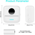 thumbnail image 2 of Impresora térmica de fotos con Bluetooth para teléfono móvil, ideal para llevar un diario, tomar notas y hacer listas, una ayuda perfecta para el aprendizaje, impresora de bolsillo, 2 of 7