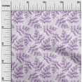 thumbnail image 2 of oneOone Polyester Spandex Violet Fabric Leaf Craft Projects Decor Fabric Printed By The Yard 56 Inch Wide, 2 of 4