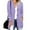 Purple, variant on Womens Casual Knit Cardigan Sweater Large Size Loose Button Women plus Size Sweaters for Women Insulating Jacket Women 5x Swing Coat Winter Jackets for Women plus Size 3xl Womens Winter Jacket Womens