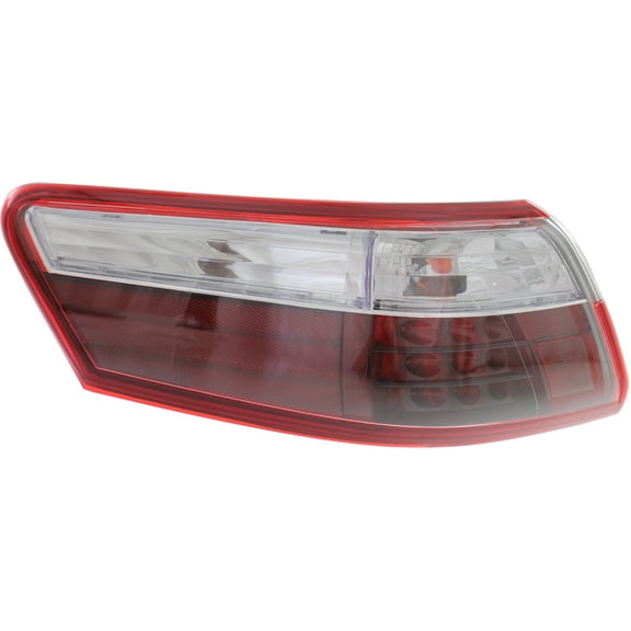 Tail Light Compatible With 2007-2009 Toyota Camry Left Driver Side, Outer With bulb(s)