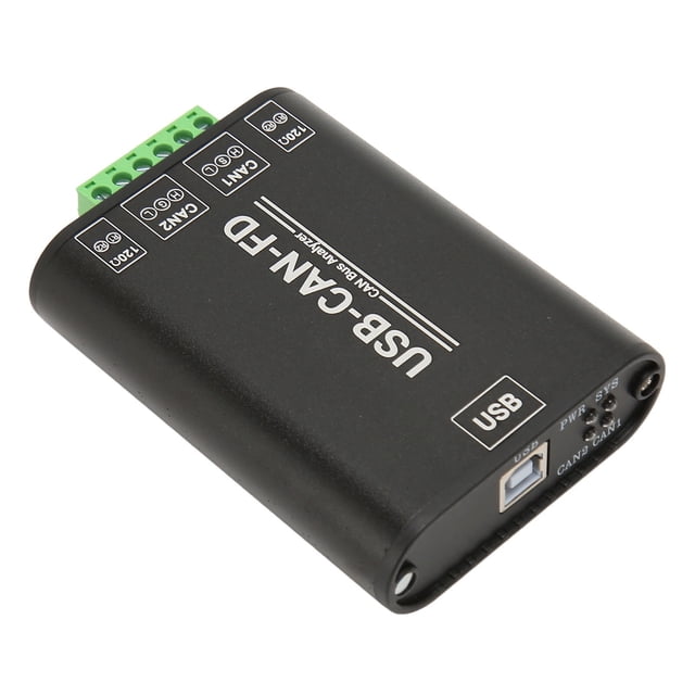 Analizador De Datos De Bus CAN CAN FD, Práctico Adaptador USB A CAN FD De Grado Industrial, Recopilación De Datos De Monitor De Datos De aleación De Aluminio Para Host De