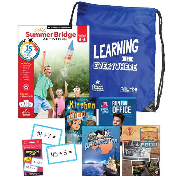 Summer Bridge Essentials Backpack (8 pieces) Grade 5-6