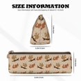 thumbnail image 4 of Xecao Cartoon Squirrel Print Leather Pencil Case -Stationery Bag Pen Holder for Work & Office, 4 of 5