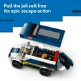 thumbnail image 5 of LEGO City Police Prisoner Transport Van Building Toy for Boys & Girls - Pretend Play Toys for Kids, Ages 6+ - W/Police Officer & 2 Crook Minifigures - Gift Idea for Birthdays - 60479, 5 of 8