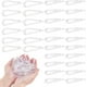 thumbnail image 1 of 100 pinzas transparentes en forma de U de plástico, 2 estilos diferentes. Pinzas para corbata, cuello y ropa. Pinzas transparentes para camisa., 1 of 5