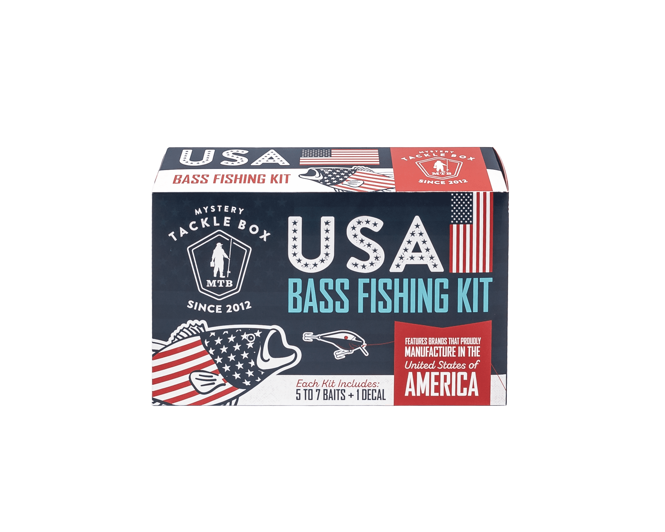 Mystery Tackle Box USA Bass Lure Kit