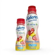 El Mexicano Saborico, Strawberry Banana Protein Yogurt Drink 28 fl oz Bottle