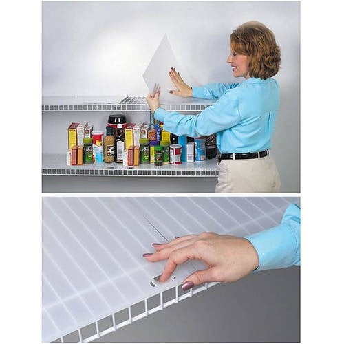 ClosetMaid 96-in x 0.005-in x 16-in Clear Plastic Shelf Liner in the Wire  Closet Accessories department at