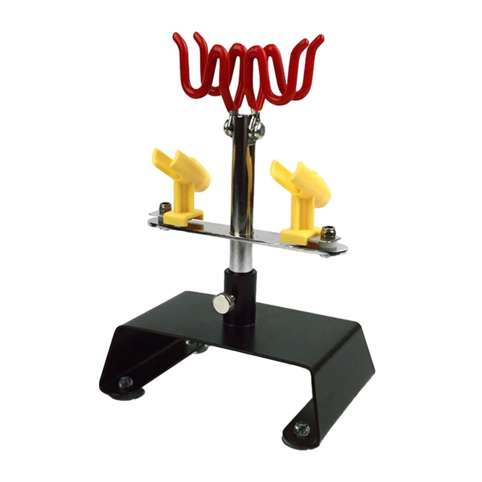 Airbrush Holder Stand Station with Suction Cups for Tabletop Model Spray Painting and Garage Workspace Organization
