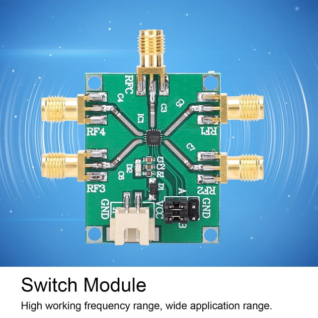 RF Switch Module, Anti Oxidation Compact Wear Resistant RF Switch Board for Electronic Components for Workshop Processing for Professional Use for Factory