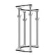 thumbnail image 2 of Soporte para fregadero bajo encimera, patas para fregadero, soporte para lavabo, kit de reparación antideslizante resistente, de acero para lavabo de 53 cm a 63 cm, 2 of 8