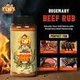 MeatSoHorny Rosemary Beef MMF7 BBQ Rub for Smoking and Brisket Rub