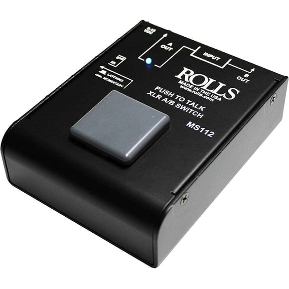 Pre-Owned Rolls MS112 Push to Talk XLR A-B Switch