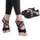 thumbnail image 1 of Calcetines de yoga antideslizantes con agarre, calcetines antideslizantes sin dedos para pilates, ballet, entrenamiento, zapatos con agarre (rosa), 1 of 6