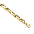 thumbnail image 3 of 14K Yellow Gold Mens Curb Chain Bracelet 8.5 Inches (8.85mm), 3 of 3