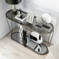 thumbnail image 2 of Furniture of America Miffa Contemporary Metal 1-Shelf Console Table, 2 of 5
