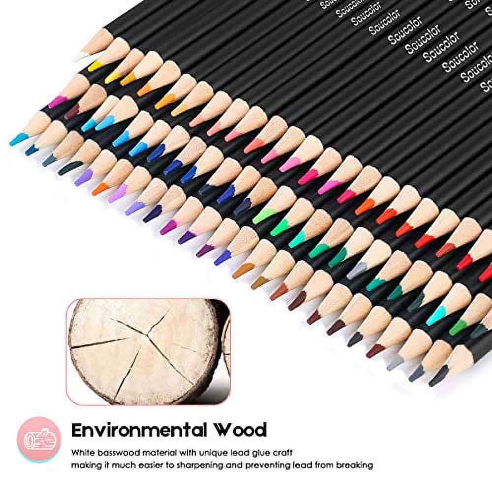 GETHPEN 72-Color Colored Pencils for Adult Coloring Books, Soft Core, Artist Sketching Drawing Pencils Art Craft Supplies, Coloring Pencils Set Gift