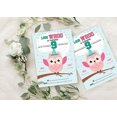 thumbnail image 4 of Darling Souvenir Green Birthday Invitation Card Printable Fill or Write In Blank Invites Party Supplies Pack Of 28 5 x 7 Inches, 4 of 5