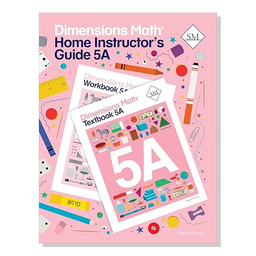 Pre-Owned Dimensions Math Home Instructor's Guide 5A | Singapore Math Inc. [Spiral-bound] [Spiral-bound] Singapore Math Inc. [Spiral-bound] Singapore Math Inc. [Spiral-bound] Singapore Math Inc., 978