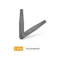 thumbnail image 3 of Uxcell 3pcs T15H Punta de destornillador Torx 5/32" Hex Magnético Estrella de 6 Puntos Acero S2, 3 of 6