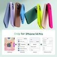thumbnail image 6 of for iPhone 14 Pro Case, Silicone Ultra Slim Shockproof Protective Phone Case with [Soft Anti-Scratch Microfiber Lining], 6.1 inch, Alpine Green, 6 of 11