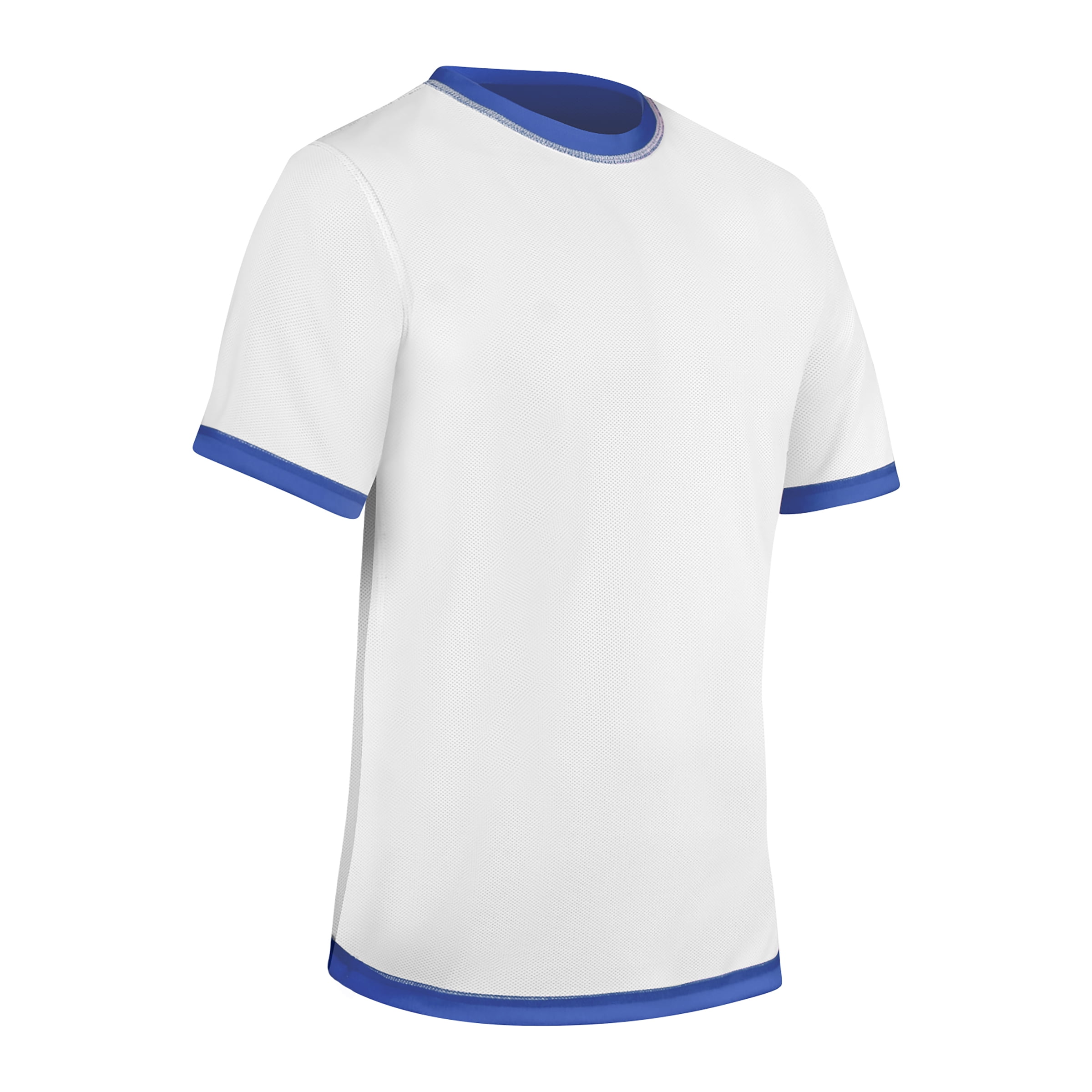 RevTee Reversible Tee, Adult 2X-Large, Royal and White