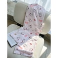thumbnail image 4 of Pantalones para caminar Lindos pantalones de Hello Kitty Hello Kitty rosas Otoño Nuevos pantalones de pijama cómodos de dibujos animados para el hogar para mujeres, 4 of 5