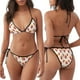 thumbnail image 3 of Fotbe Popcorn Traje de Baño para Mujer de Dos Piezas – Bikini Sexy de Tirantes Tipo Halter con Diseño Triangular, 3 of 6