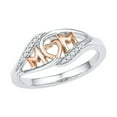 thumbnail image 1 of Delicated Mom Letter Rings Women Sparking Rhinestone Hollow women rings Mom Letter out Mother Bithday Christmas Gift Ring, 1 of 7