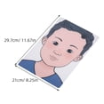 thumbnail image 2 of KONTONTY 4Pcs Face Painting Practice Board Reusable Portable Design with Vivid Makeup Templates, 2 of 8