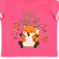 thumbnail image 4 of Inktastic Gigi Loves Me- Cute Baby Fox Boys or Girls Toddler T-Shirt, 4 of 5