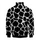 thumbnail image 5 of Chaqueta con estampado 3D de manchas de vaca en blanco y negro para hombre y mujer, abrigos informales de manga larga, gran oferta, chaquetas con cremallera para primavera y otoño, ropa de abrigo, 5 of 5