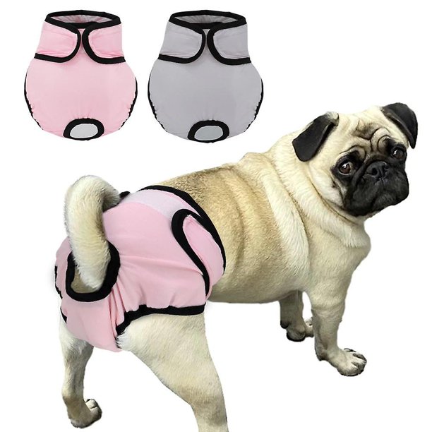 Pañales suaves para perros, pantalón fisiológico, pantalones cortos para perros, bragas lavables, ropa interior para perros y niñas de XS-XL