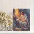 thumbnail image 2 of Qisvanset Jesus Christ and Lamb Canvas Wall Art 15.75x11.81 Inches, 2 of 8
