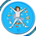 thumbnail image 4 of Huge 68″ Splash Water Play Mat for Little Kids & Toddlers, Water Sprinkler, Water Inflatable Wading Pool for Summer Fun Outdoor Water Toys for Boys & Girls, Dolphin, 4 of 7