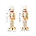 thumbnail image 7 of FVDPWYE Christmas Nutcracker Nutcracker Ornament Decorative Tradtional Party Favors Christmas Doll 11.61'' Tall for Centerpiece Party Hold Axe, 7 of 7